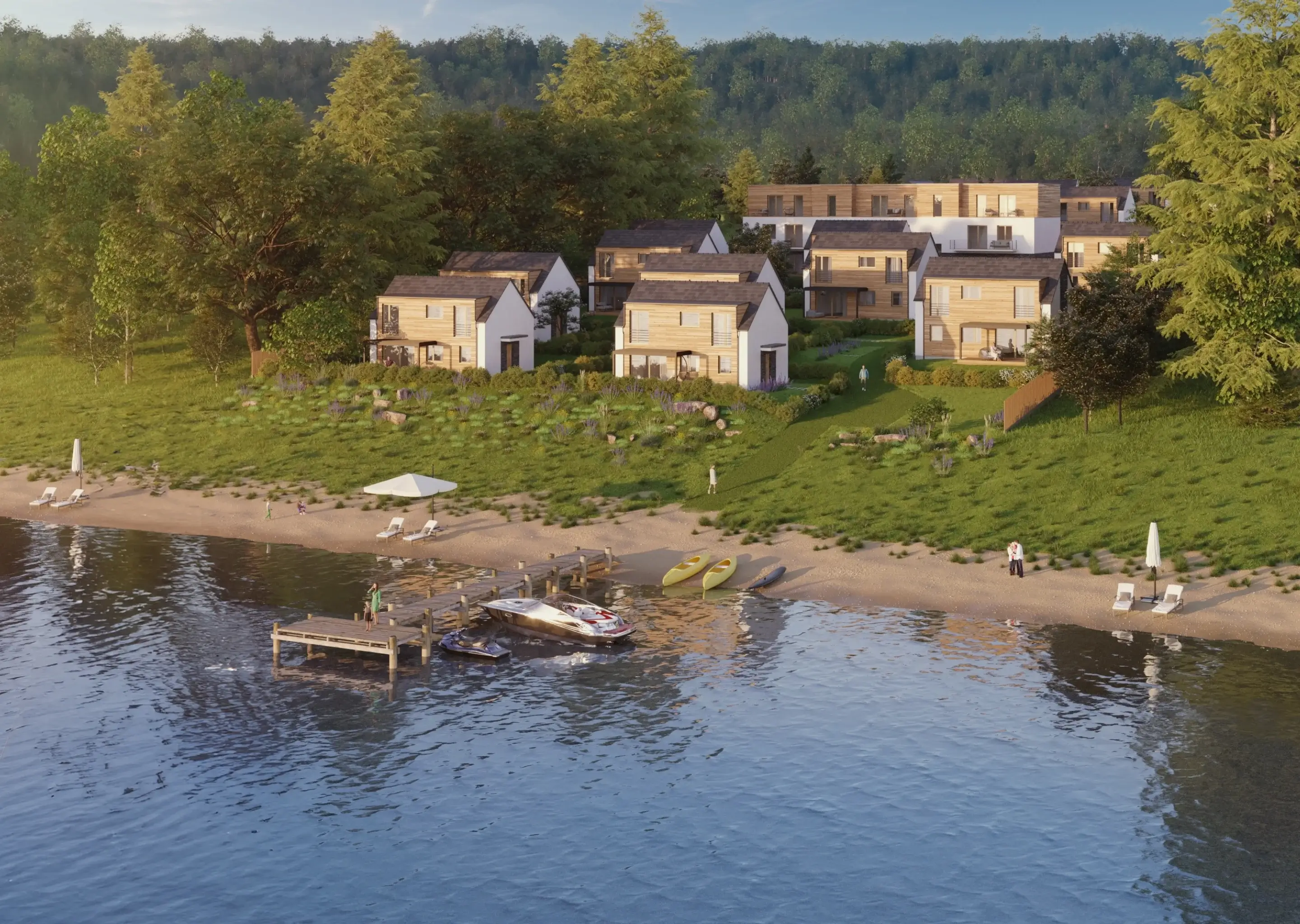 Privátní resort na Slapech